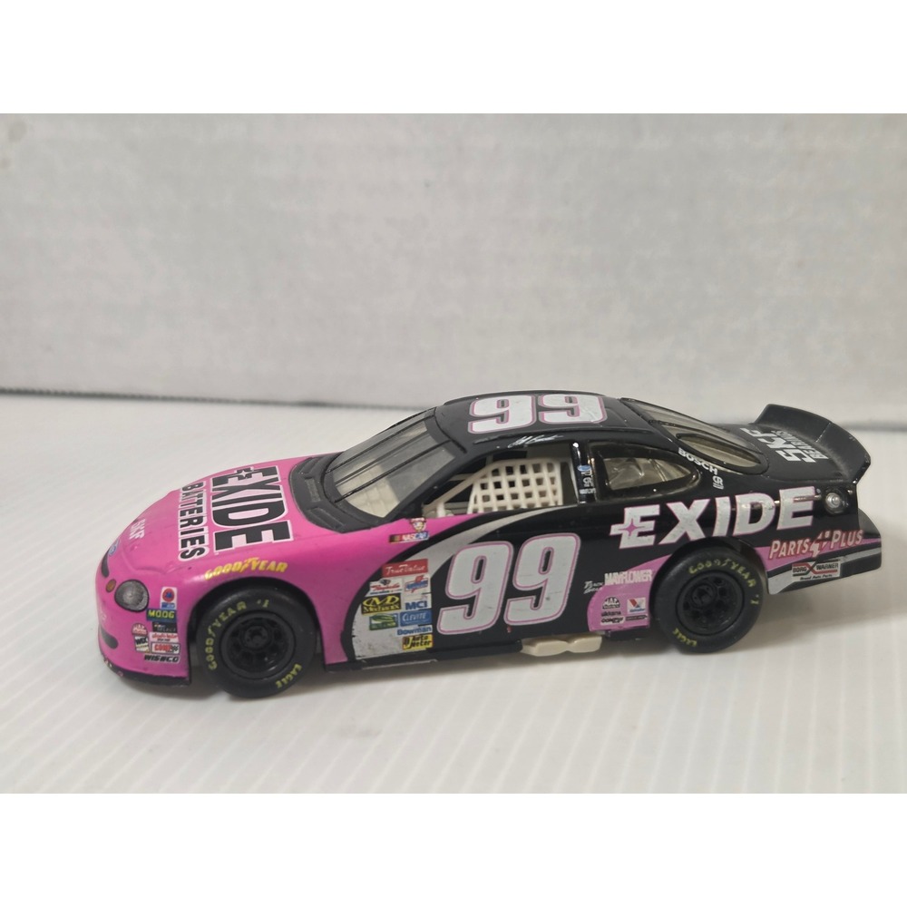 Mattel Diecast Car 1:64 Pink/Black Fairโ 1999 Jeff Burton #99 Exide Ford Taurus